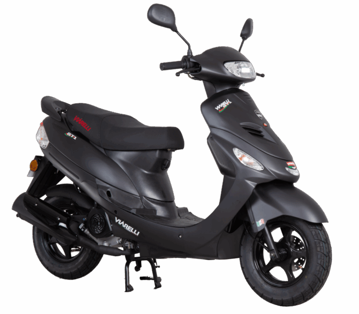 Elmoped Viarelli GT1E Mattsvart Klass 2