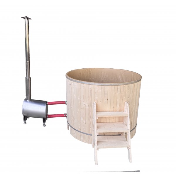Badtunna för 4-6 personer med elduppvärmning