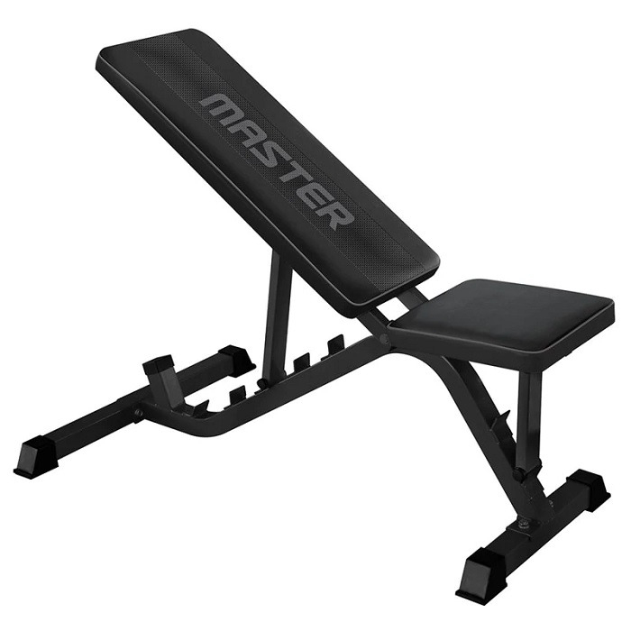 Master Fitness Träningsbänk Black Bench - Billig träningsbänk för nybörjare