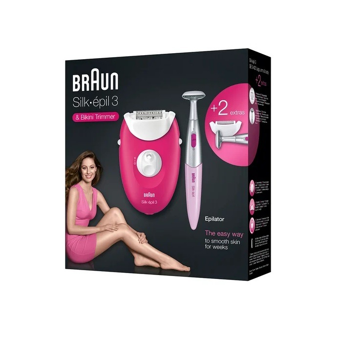 Bäst i test budgetklassen: BRAUN Epilator SE3420 - billigaste epilatorn i vårt test