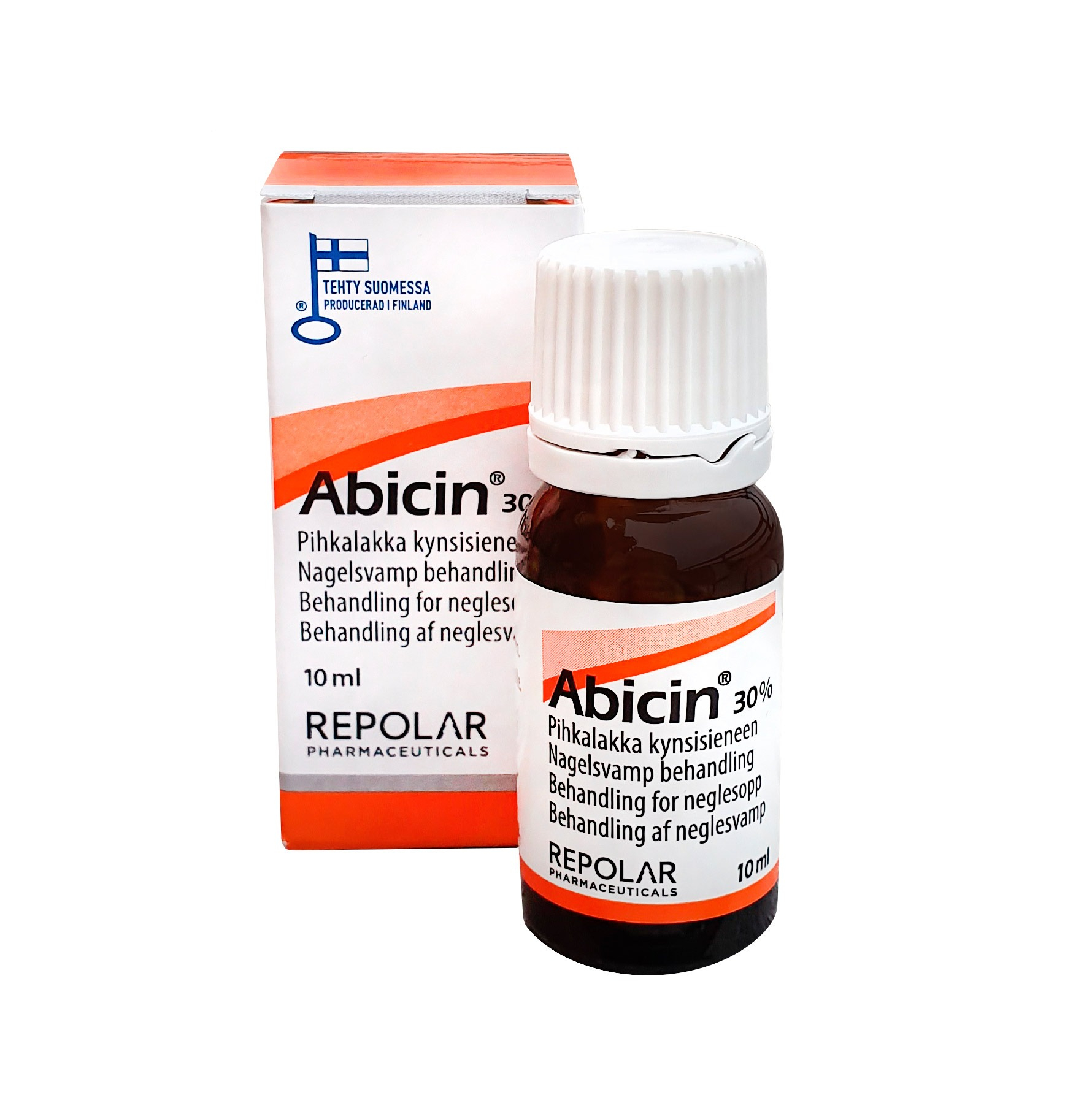 Abicin 30% Nagelsvamp Behandling 10ml bästa medel nagelsvamp lack