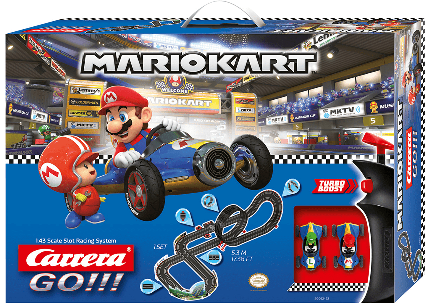 Mario kart rolig bilbana