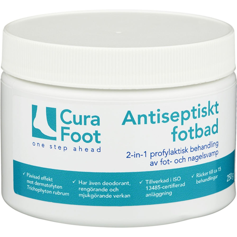 CuraFoot Antiseptiskt Fotbad 500g bästa billiga nagelsvamp
