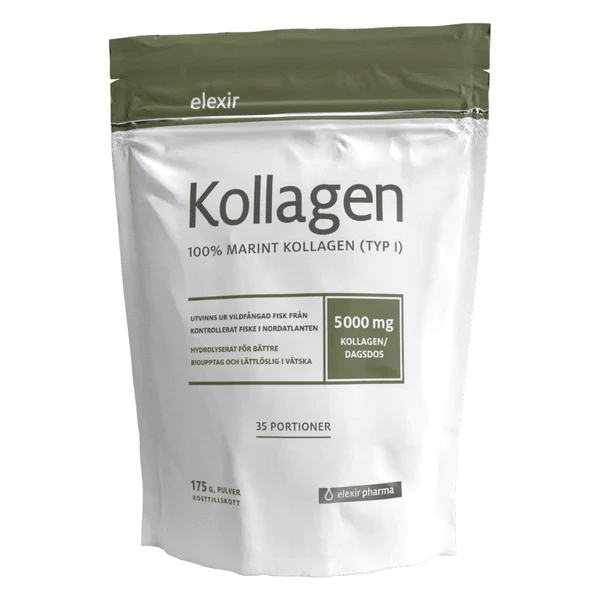 Elexir Pharma Kollagen 175g KOLLAGENPULVER BÄST I TEST