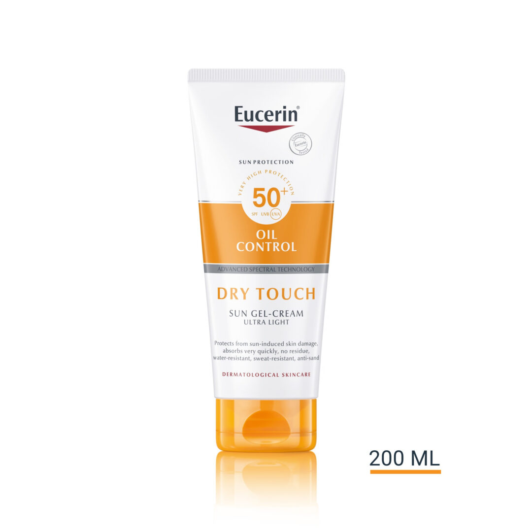 Eucerin Sun Dry Touch Gel Cream SPF50 200ml bästa billig solkräm