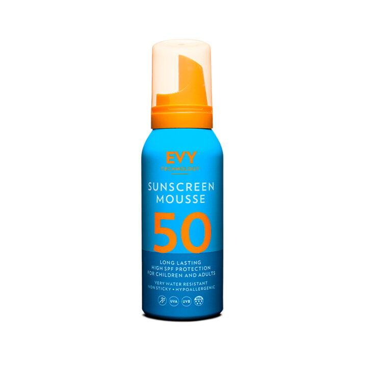 Evy Technology Sunscreen Mousse SPF50 100ml bästa solkräm budget