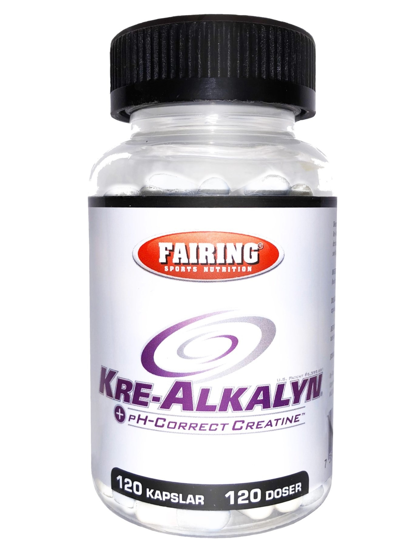 Fairing Kre-Alkalyn 120 Kapslar bästa kreatin buffrat kreatin kapslar