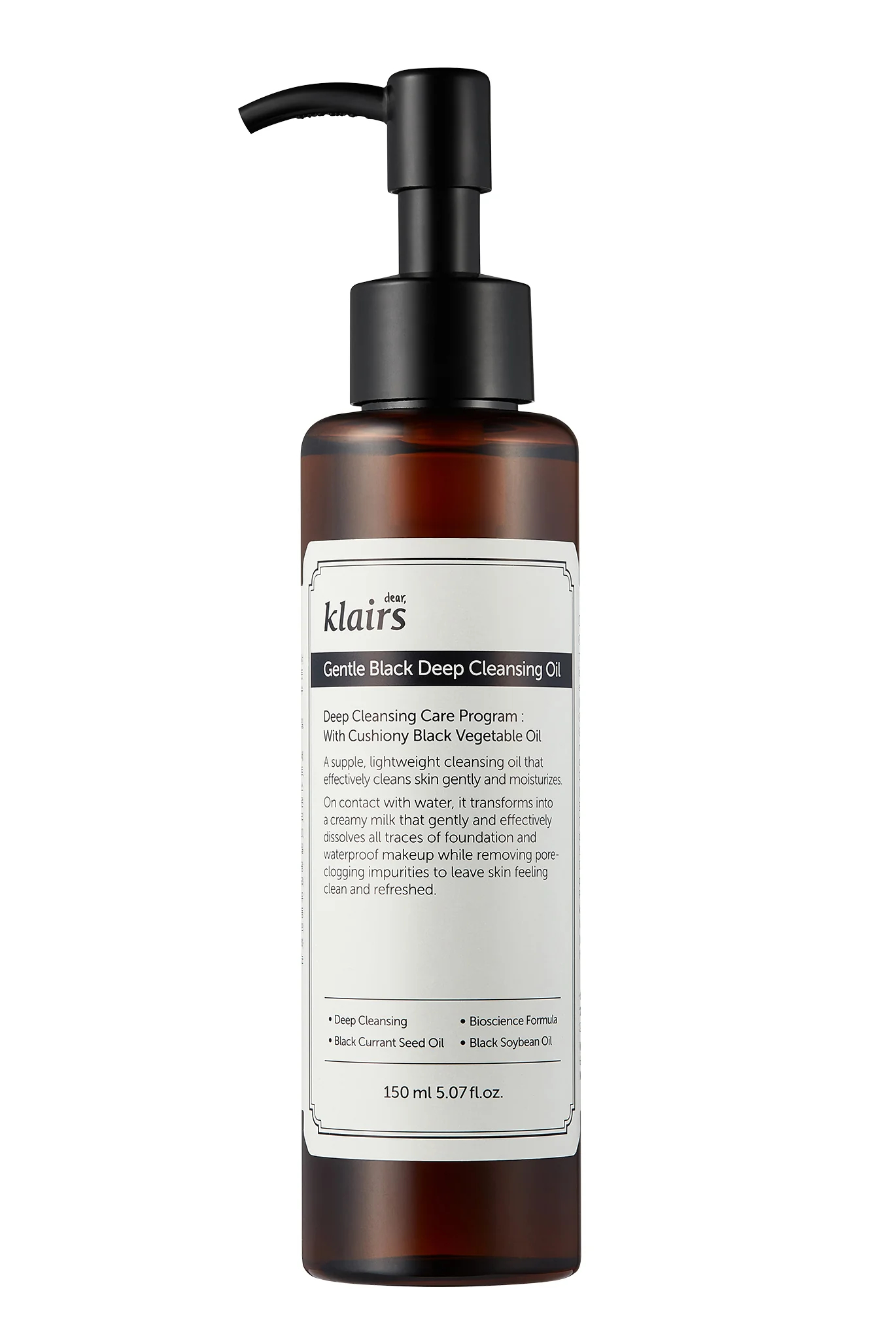 Gentle Black Deep Cleansing bästa rengöringsolja