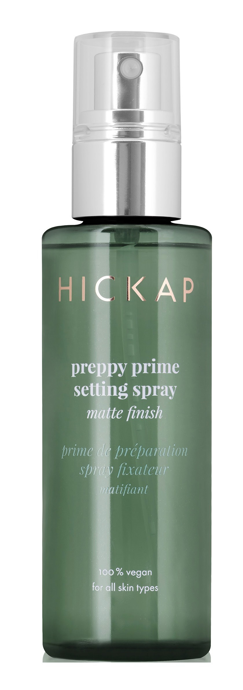 Hickap Preppy Prime Setting Spray Matte Finish 100ml bästa settingspray porer
