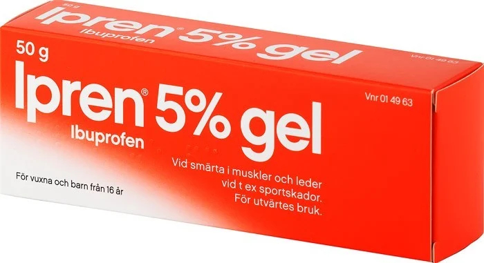 Ipren, gel 5 %, 50 g bäst i test smärtstillande