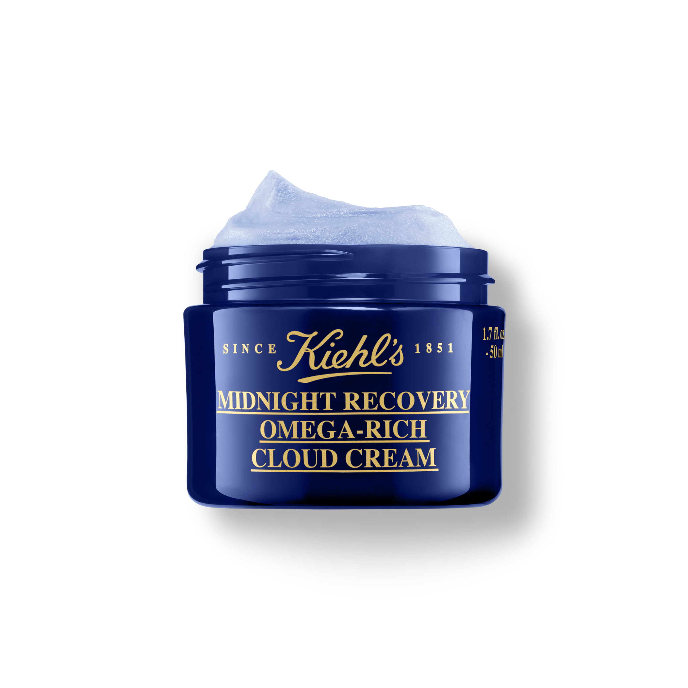 Kiehl's Midnight Recovery, Omega-Rich Cloud Cream Night 50 ml bästa nattkräm återhämtning