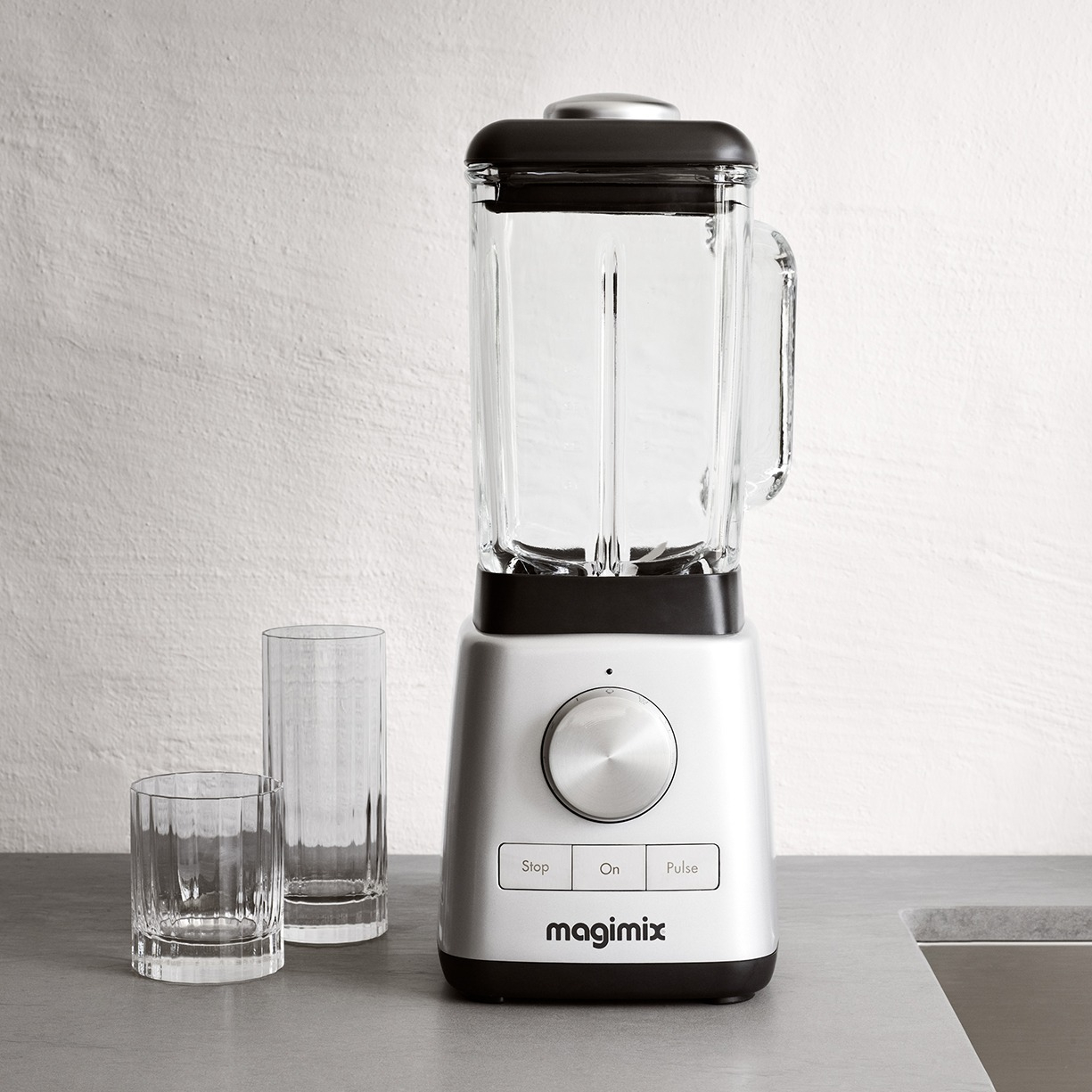 Magimix Power Blender Matt Stål med Glaskanna 1,8l bäst i test blender