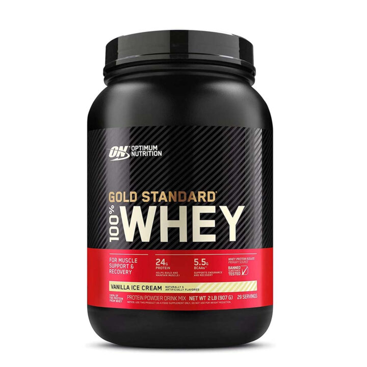 Optimum Nutrition Gold Standard 100% Whey 2,27kg bästa proteinpulver