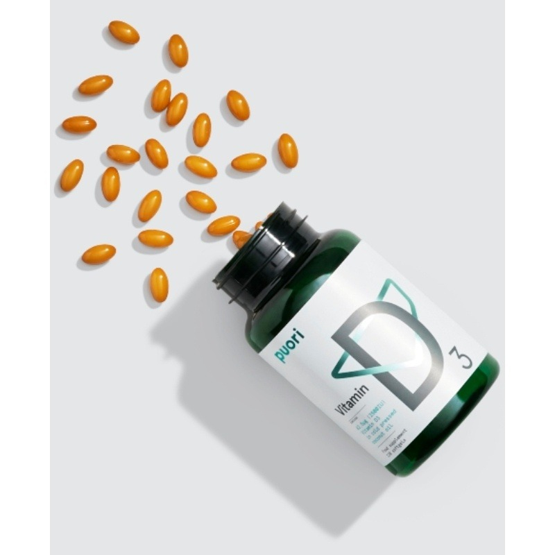 Puori D3 D-vitamin 2500IE 120 Kapslar bra och billig dvitamin prisvärd