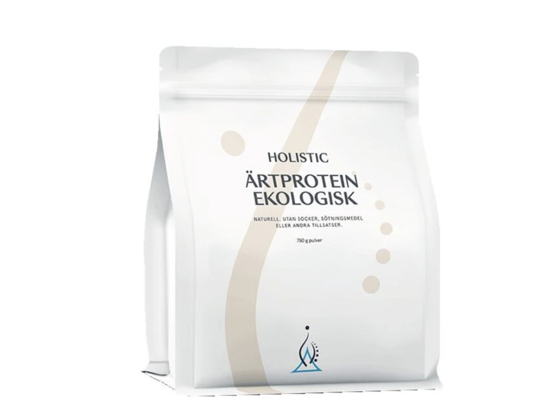 Holistic Ärtprotein 0,75kg ekologiskt veganskt proteinpulver bäst i test