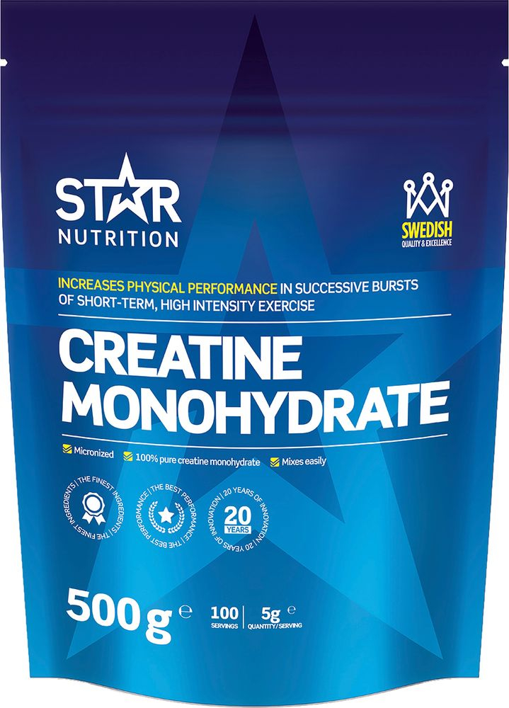 Star Nutrition Creatine Monohydrate 0,5kg prisvärt kreatinpulver