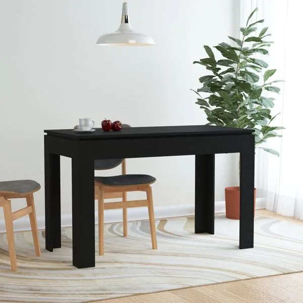 VidaXL Matbord svart 120x60x76 cm – Rektangulärt matbord billigt (VidaXL) 1200:-