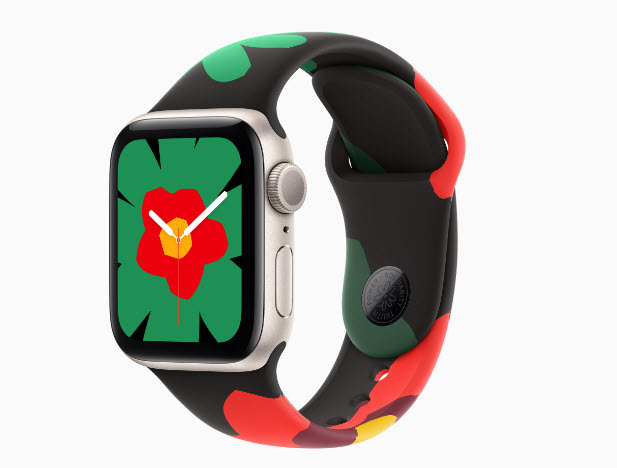 Apple Watch SE roiga färger