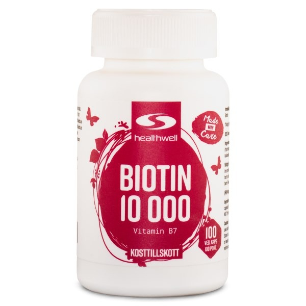 Healthwell Biotin 10 000 hårtillskott bäst i test